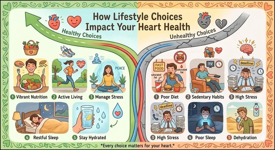 How Lifestyle Choices Impact Your Heart Health